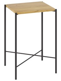 Стол журнальный Лори секвойя крем/черный