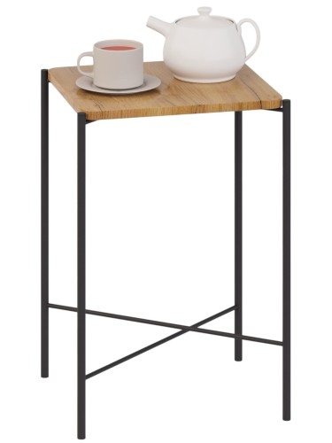 Стол журнальный Лори секвойя крем/черный