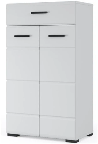 Комод «Йорк» 2дв1ящ, Белый/белый глянец