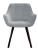 Стул DikLine 252 М поворотный, B22 GREY, ножки черные