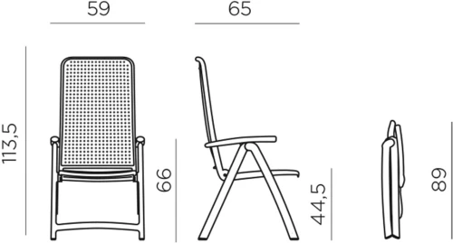 Стул Darsena, антрацит