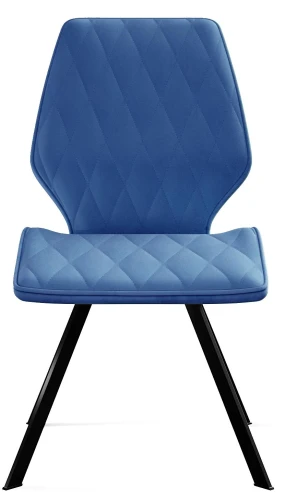 Стул DikLine 243 поворотный B8 BLUE, ножки черные