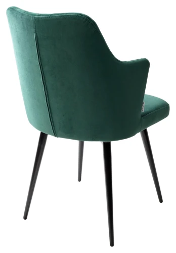 Стул HERMAN 360 град. ЗЕЛЕНЫЙ #19, велюр / черный каркас М-City