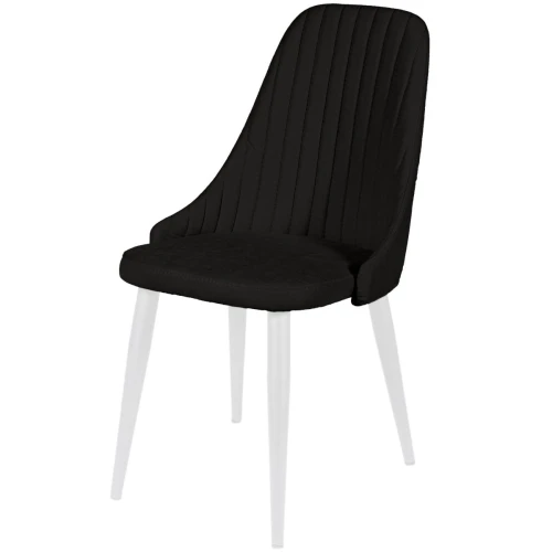 Стул ДП2-30 «Шато», ткань «Энигма 15», каркас белый