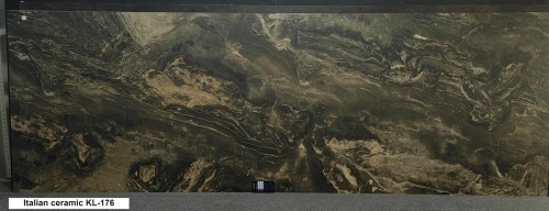 Стол CREMONA 140 KL-176, итальянская керамика/ черный каркас, ®DISAUR