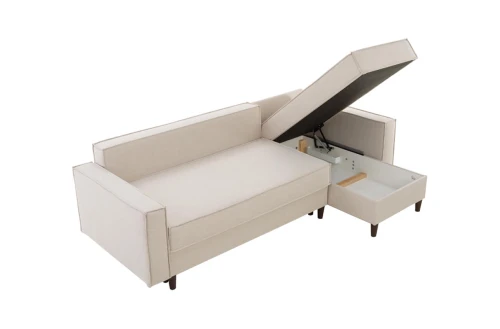 МЯГКАЯ МЕБЕЛЬ, Диван угловой CARMEN SOFT. Цвет FUSION 01