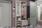 Прихожая Тео ПР-01, ясень белый