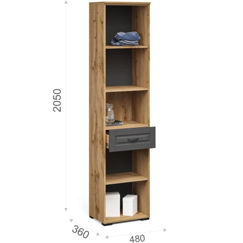 Пенал «Лацио Сканди» 2д1ящ, Вотан/Сканди графит