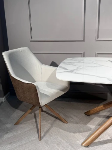 Стул обеденный Хьюго TW-1187, молочно-коричневый