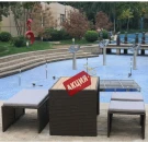 Плетеный диван-трансформер S330A-W63 Brown