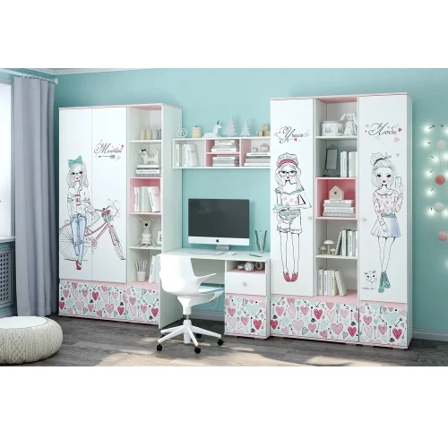 Шкаф с открытыми полками Малибу ШК-18