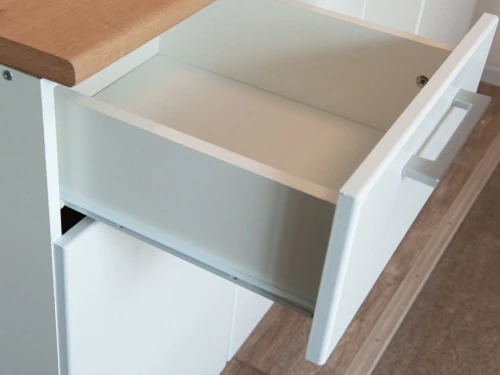 Кухонный гарнитур «Ника» Глосс 2,4м, Белый глянец