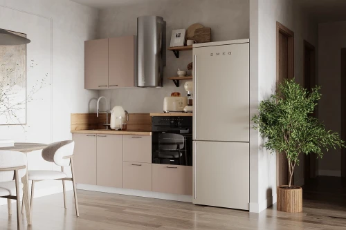 Готовая кухня КГ 1950 Эмаль, Крем  Арника РМ в.5