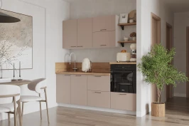 Готовая кухня КГ 2100 Эмаль, Крем  Арника РМ