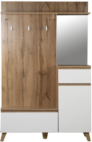 Шкаф для прихожей Авалон 53.11 Дуб вотан/Белый