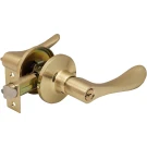 Ручка-защелка для межкомнатной двери НОРА-М ЗВ3 SB МатЗолото