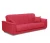 Диван прямой, книжка "Стамбул" флок  красный, 120 ППУ+НПБ