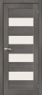Межкомнатная дверь экошпон mr.wood Браво-23 Grey Melinga Magic Fog