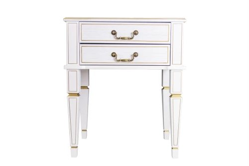 Тумба Васко В 118Н белый ясень/золото