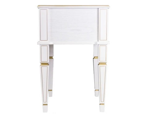 Тумба Васко В 118Н белый ясень/золото