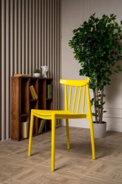 Пластиковый стул KAI желтый
