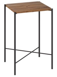 Стол журнальный Лори вяз браун/черный