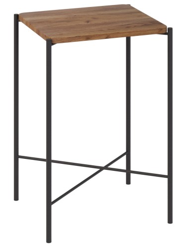 Стол журнальный Лори вяз браун/черный