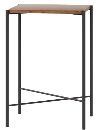 Стол журнальный Лори вяз браун/черный