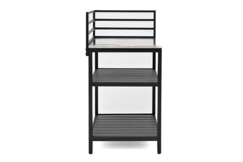 Модуль уличной кухни из алюминия BASE (угловой открытый)