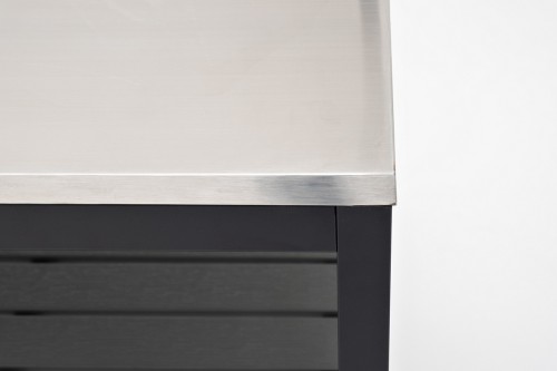 Модуль уличной кухни из алюминия BASE (угловой открытый)