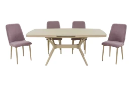 Обеденная группа Оскар/Дейзи капучино 160 (101913, 102129)