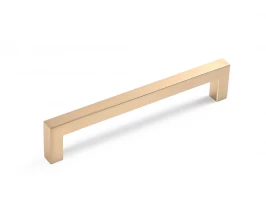 Ручка скоба мебельная QUADRA RS043MBSG.4 Матовое золото 137*9*28