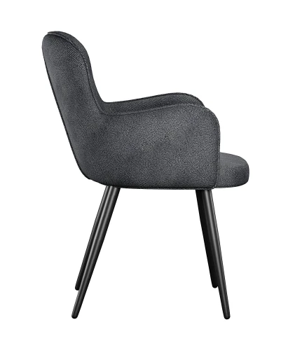 Стул DikLine 503 поворотный SB5 серый, ножки черные