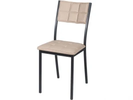 Стул Дункан ДП2-20, Линкольн беж, каркас черный матовый