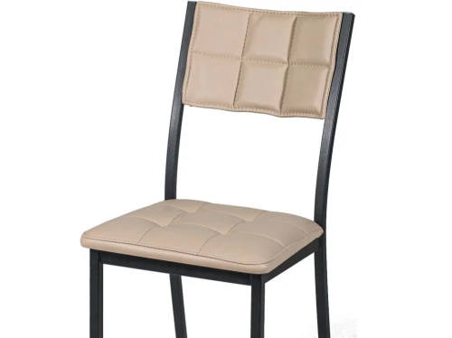 Стул Дункан ДП2-20, Линкольн беж, каркас черный матовый