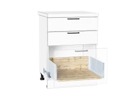 Ящик высокий POWER BOX3 Дуб Вотан/W Белый 167*568*447