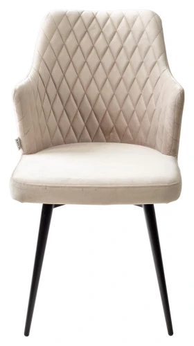 Стул HERMAN 360 град. ЛАТТЕ #25, велюр / черный каркас М-City