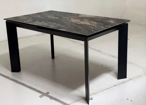 Стол CREMONA 180 KL-176, итальянская керамика/ Черный каркас, ®DISAUR