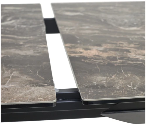 Стол CREMONA 180 KL-176, итальянская керамика/ Черный каркас, ®DISAUR