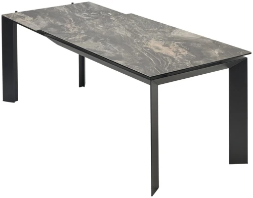 Стол CREMONA 180 KL-176, итальянская керамика/ Черный каркас, ®DISAUR