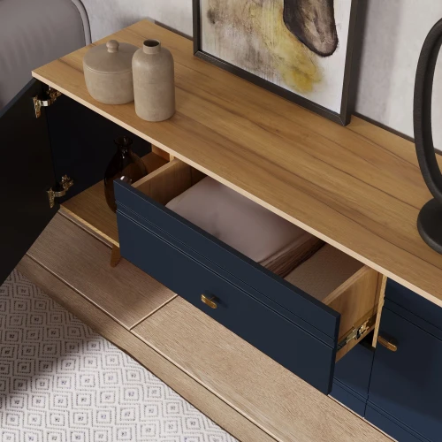 Тумба Вега Сапфир ТВ 1500, темно-синий