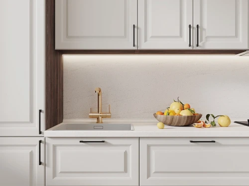 Модульная кухня Ницца 3200 Кварц Грей МДФ ПВХ прямая