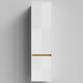 Пенал Аурум 40, базовая Белая эмаль, матовая, подвесной, левый