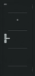 Входная дверь BRAVO Нео Букле черное/Wenge Veralinga