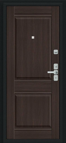 Входная дверь BRAVO Нео Букле черное/Wenge Veralinga