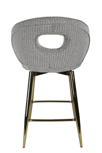 Стул барный Россо BS1451-WT, белый крем/золото