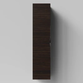 Пенал Марко 35 подвесной, дверь, ручки Хром, Палисандр ПВХ 43101, левый