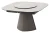 Стол RUBEN 132 TL-109 Серый мрамор, испанская керамика, стекло / Латте, ®DISAUR