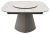 Стол RUBEN 132 TL-109 Серый мрамор, испанская керамика, стекло / Латте, ®DISAUR