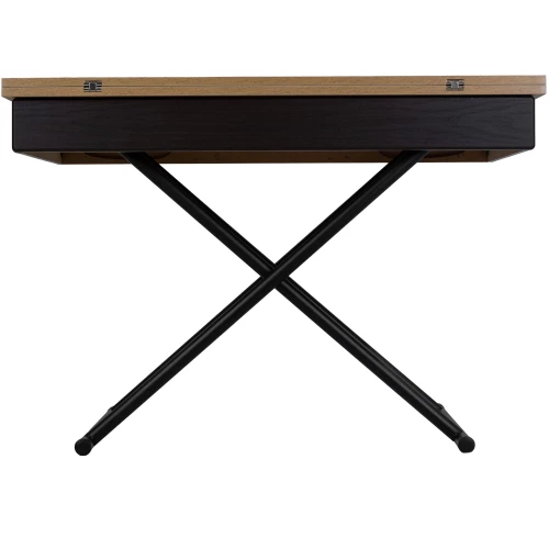 Стол-трансформер Лерон дуб крафт золотой/черный